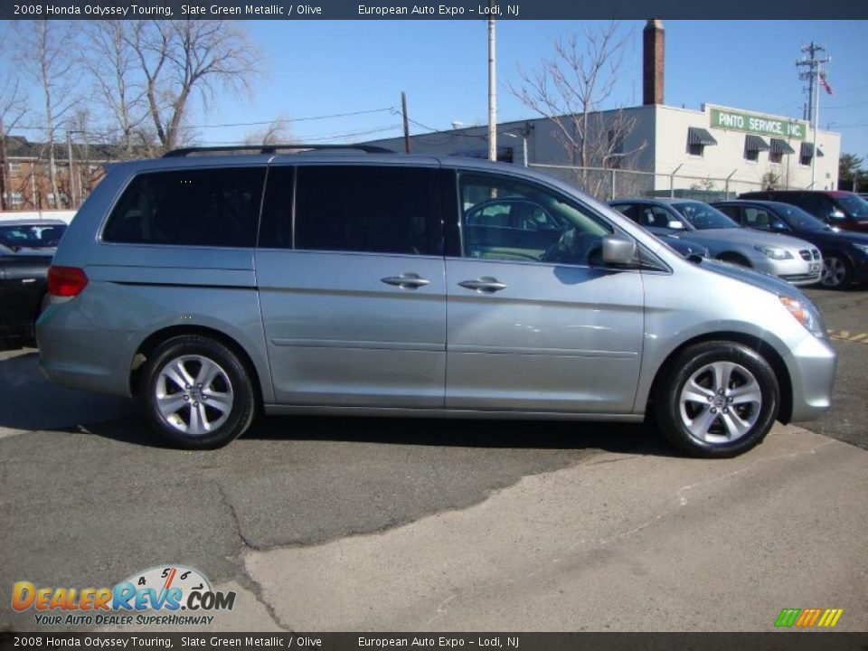 2008 Honda Odyssey Touring Slate Green Metallic / Olive Photo #15