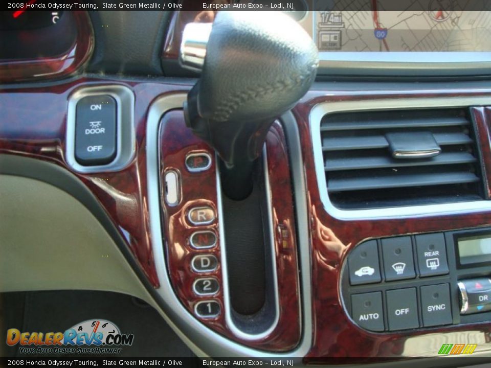 2008 Honda Odyssey Touring Slate Green Metallic / Olive Photo #19