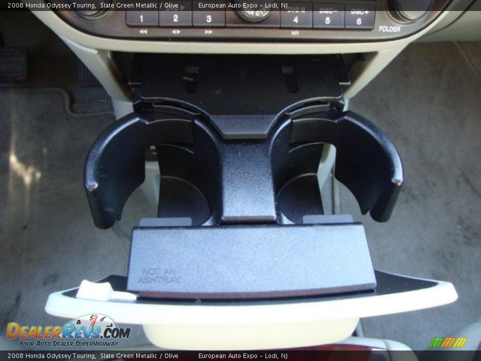 2008 Honda Odyssey Touring Slate Green Metallic / Olive Photo #21