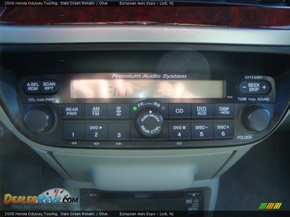 2008 Honda Odyssey Touring Slate Green Metallic / Olive Photo #22
