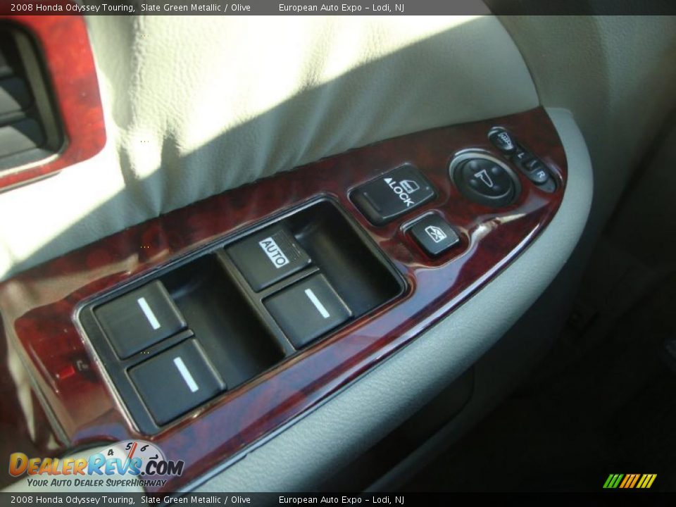 2008 Honda Odyssey Touring Slate Green Metallic / Olive Photo #28