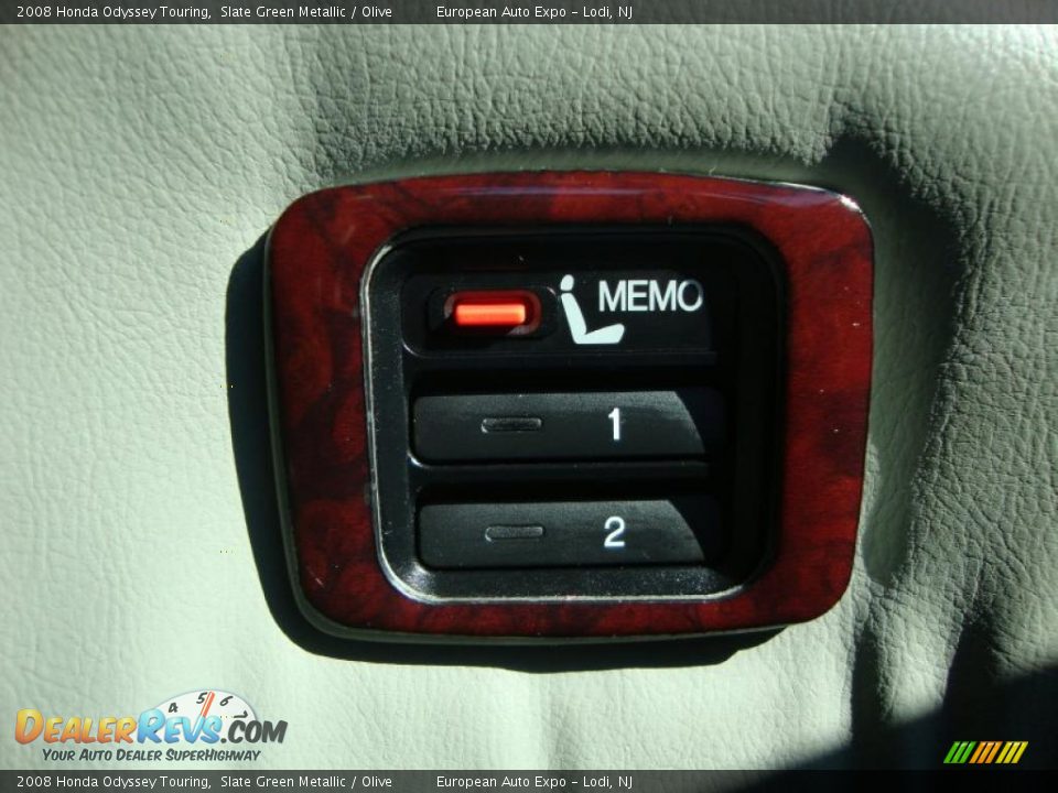 2008 Honda Odyssey Touring Slate Green Metallic / Olive Photo #29