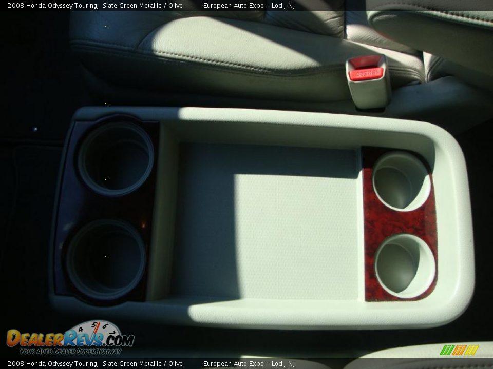 2008 Honda Odyssey Touring Slate Green Metallic / Olive Photo #32