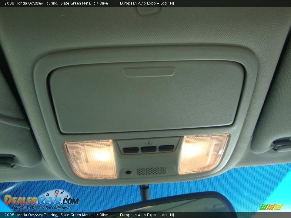 2008 Honda Odyssey Touring Slate Green Metallic / Olive Photo #34