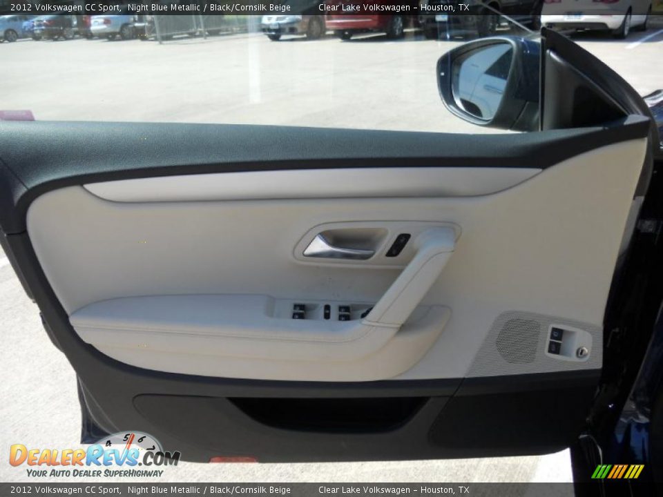 2012 Volkswagen CC Sport Night Blue Metallic / Black/Cornsilk Beige Photo #10