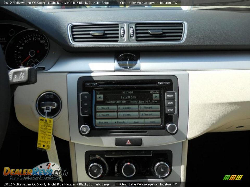 2012 Volkswagen CC Sport Night Blue Metallic / Black/Cornsilk Beige Photo #17