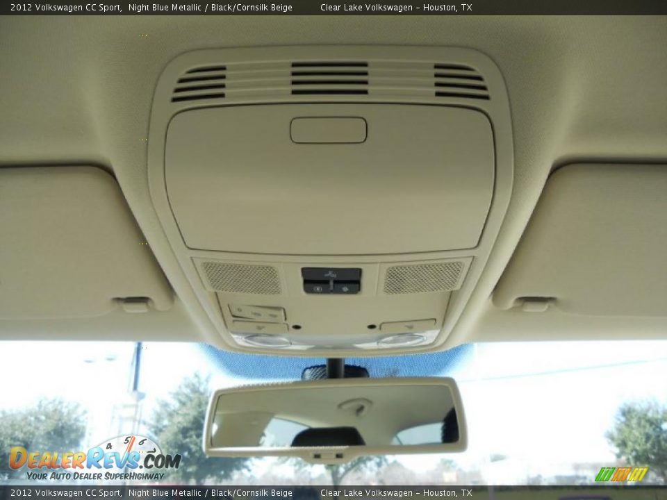 2012 Volkswagen CC Sport Night Blue Metallic / Black/Cornsilk Beige Photo #19