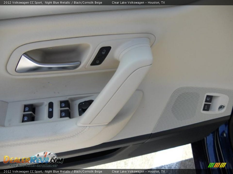 2012 Volkswagen CC Sport Night Blue Metallic / Black/Cornsilk Beige Photo #21