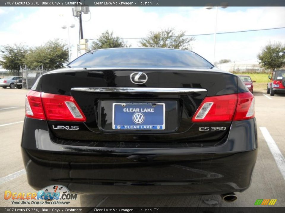 2007 Lexus ES 350 Black Onyx / Cashmere Photo #6