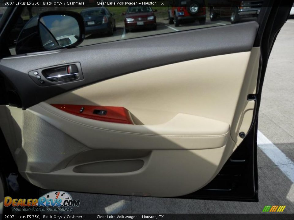 2007 Lexus ES 350 Black Onyx / Cashmere Photo #15