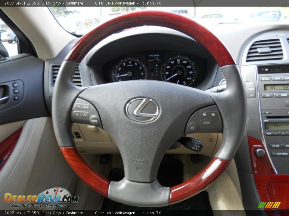 2007 Lexus ES 350 Black Onyx / Cashmere Photo #20
