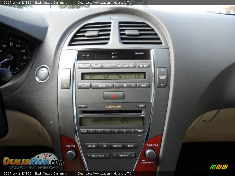 2007 Lexus ES 350 Black Onyx / Cashmere Photo #22