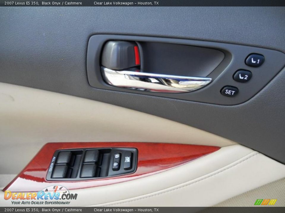 2007 Lexus ES 350 Black Onyx / Cashmere Photo #28
