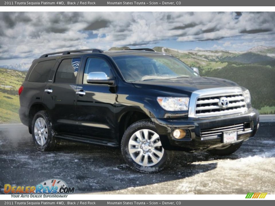 toyota sequoia platinum red rock #3