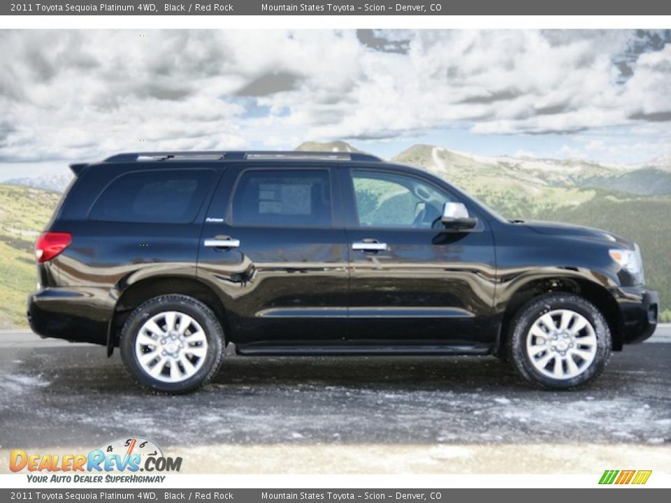 2011 toyota sequoia red rock #7