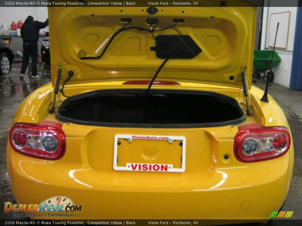 2009 Mazda MX-5 Miata Touring Roadster Competition Yellow / Black Photo #6