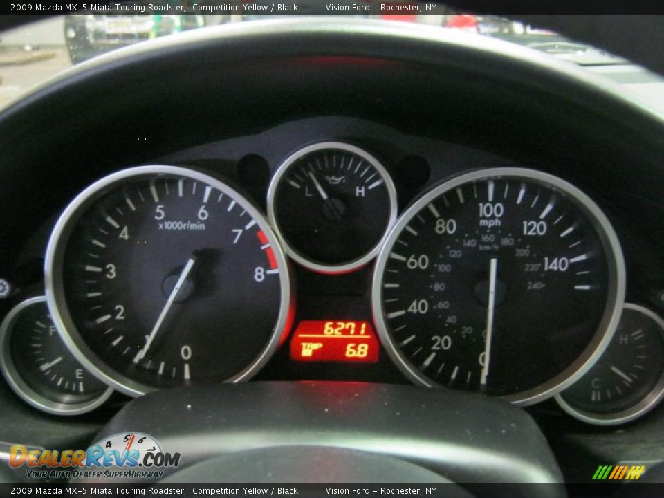 2009 Mazda MX-5 Miata Touring Roadster Gauges Photo #17