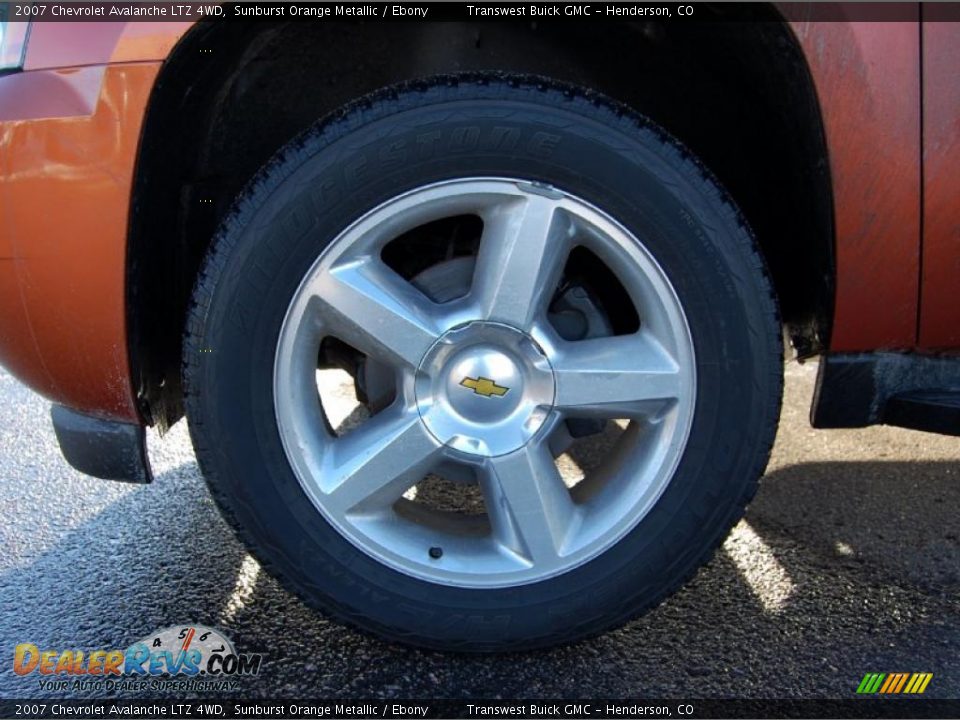 2007 Chevrolet Avalanche LTZ 4WD Sunburst Orange Metallic / Ebony Photo #9