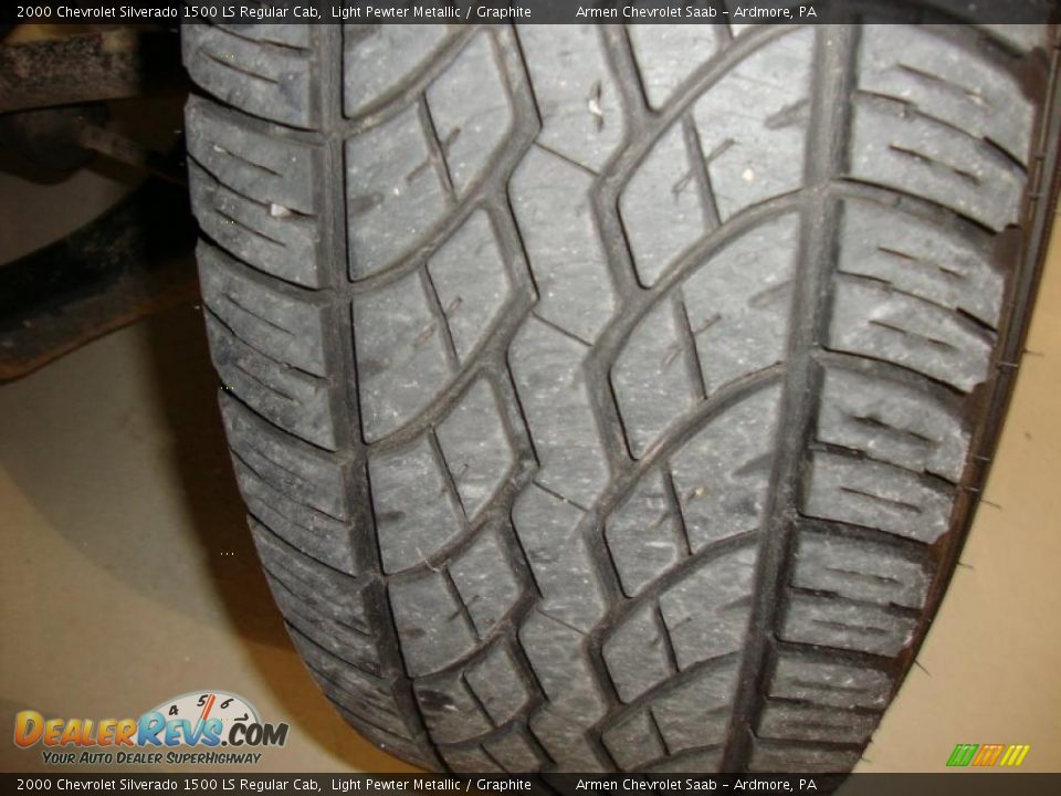 2000 Chevrolet Silverado 1500 LS Regular Cab Light Pewter Metallic / Graphite Photo #21