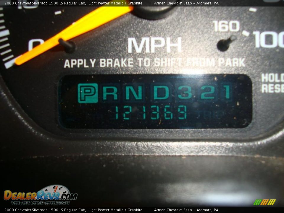 2000 Chevrolet Silverado 1500 LS Regular Cab Light Pewter Metallic / Graphite Photo #24