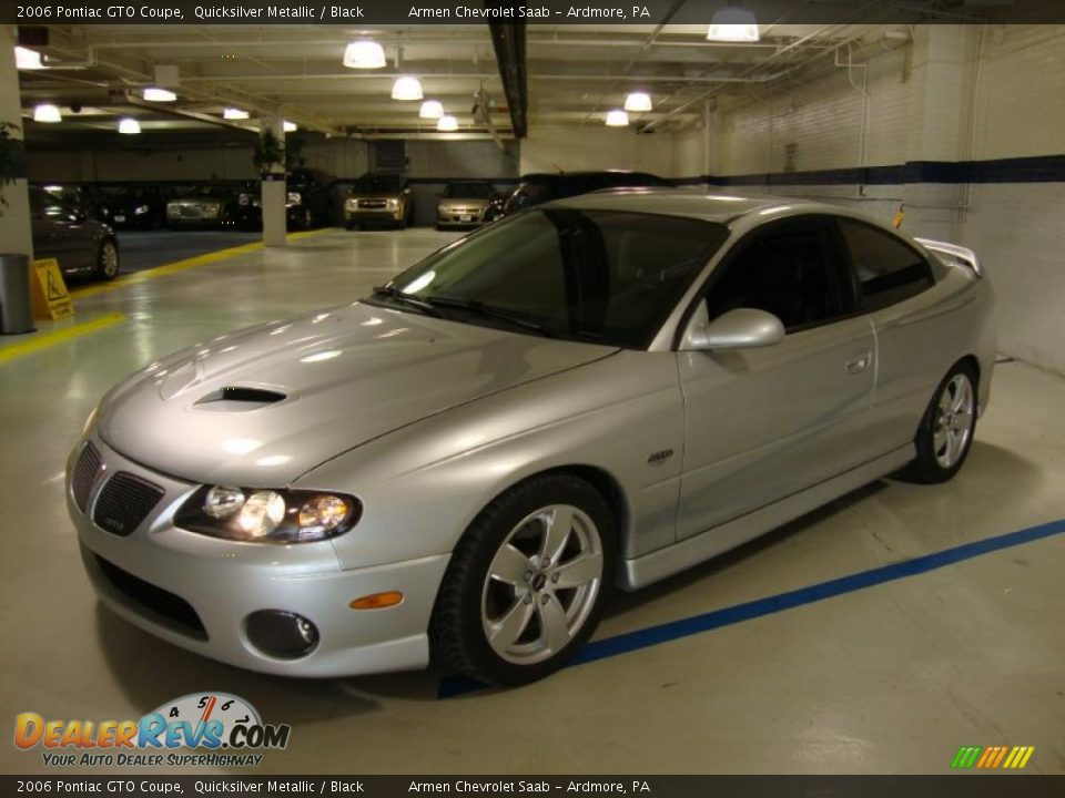 2006 Pontiac GTO Coupe Quicksilver Metallic / Black Photo #2