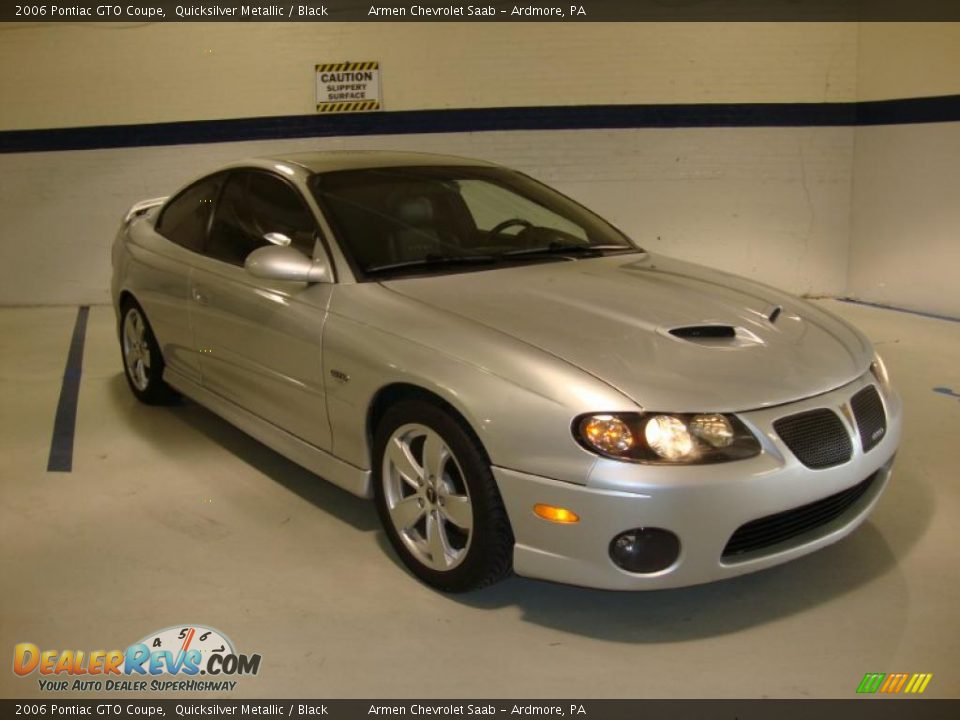 2006 Pontiac GTO Coupe Quicksilver Metallic / Black Photo #4