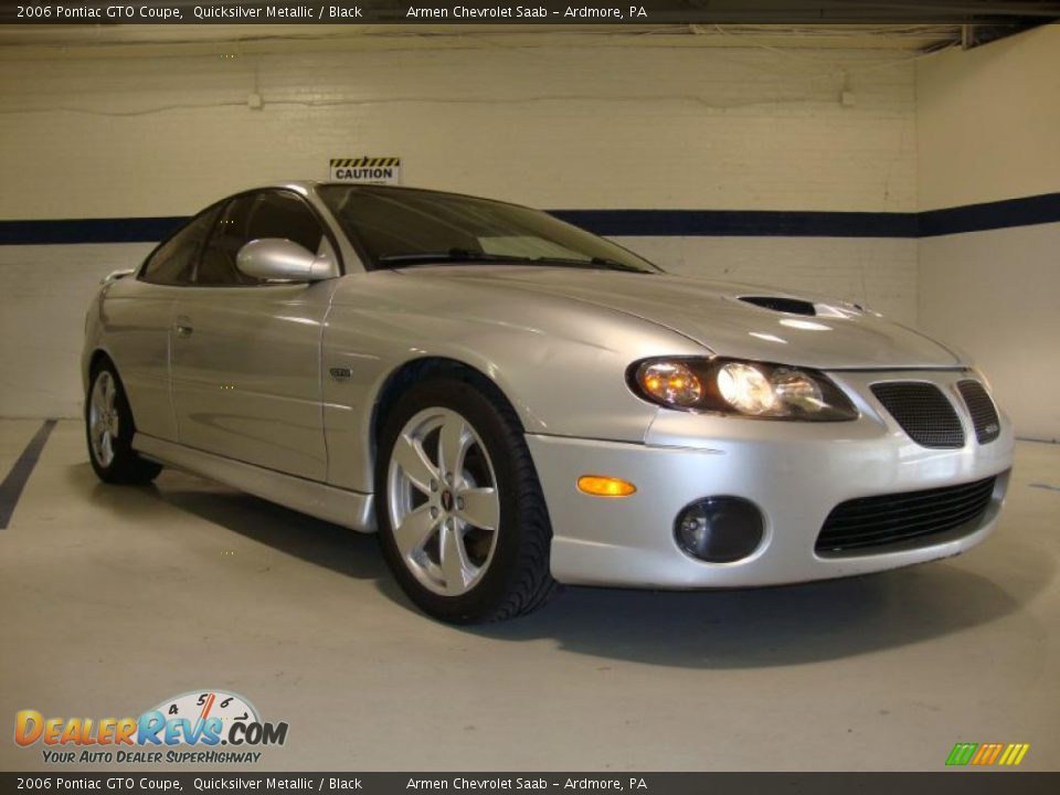 2006 Pontiac GTO Coupe Quicksilver Metallic / Black Photo #5