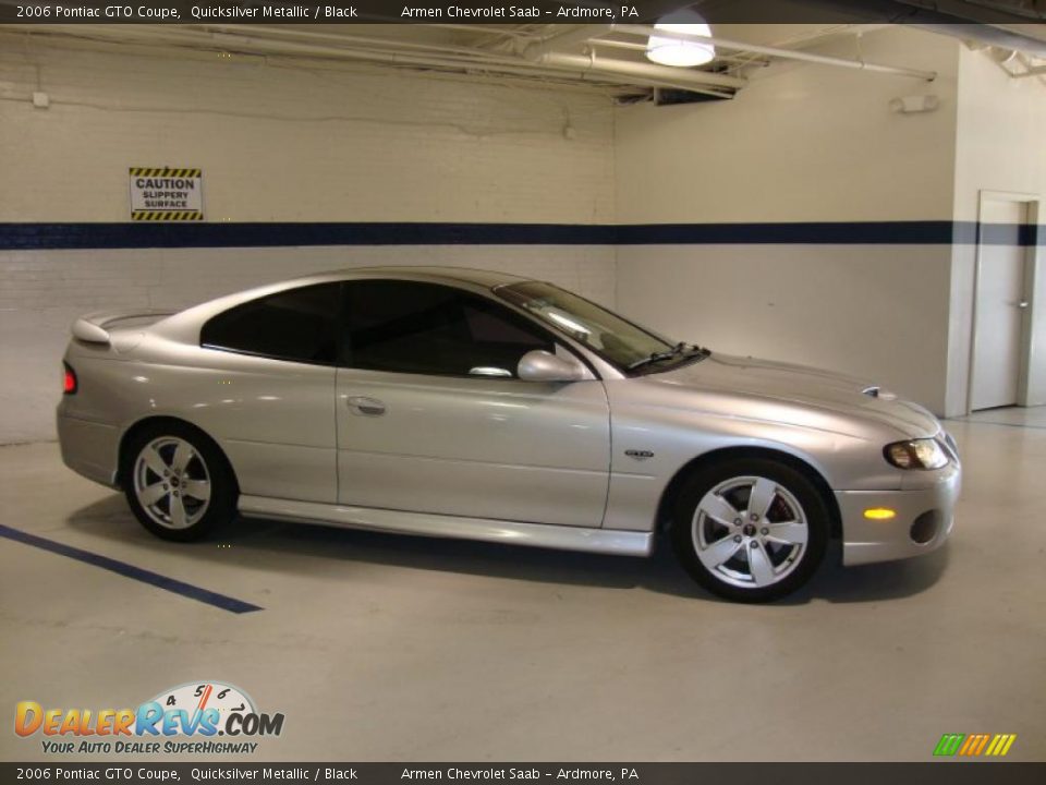 2006 Pontiac GTO Coupe Quicksilver Metallic / Black Photo #6
