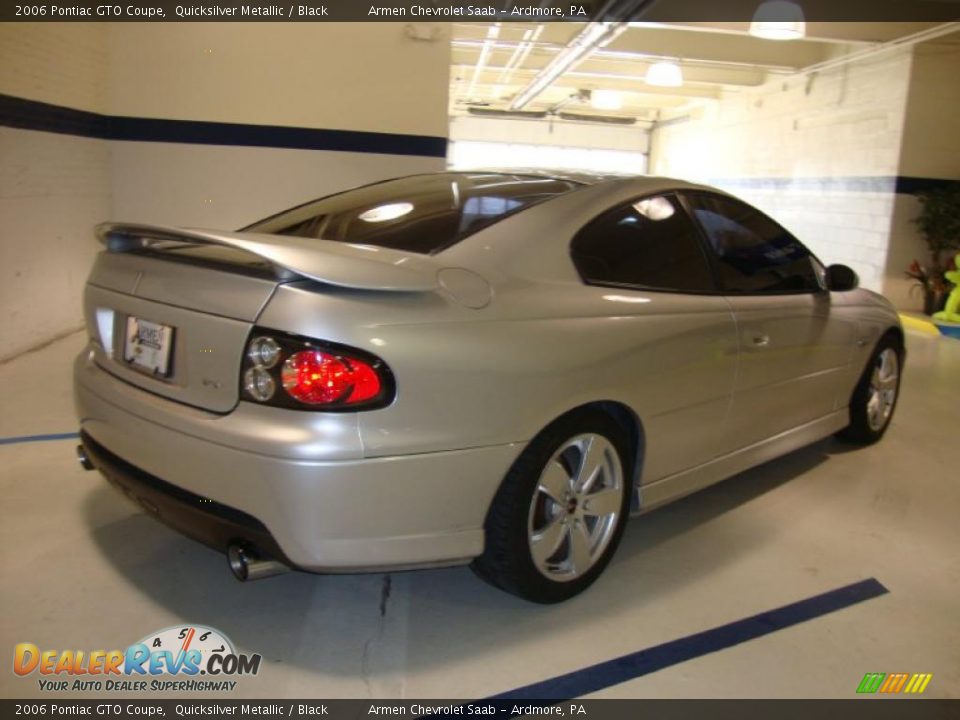 2006 Pontiac GTO Coupe Quicksilver Metallic / Black Photo #7
