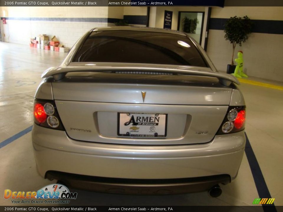 2006 Pontiac GTO Coupe Quicksilver Metallic / Black Photo #8
