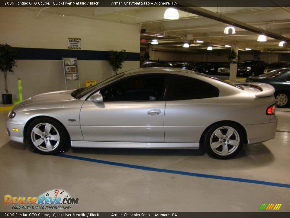 2006 Pontiac GTO Coupe Quicksilver Metallic / Black Photo #9