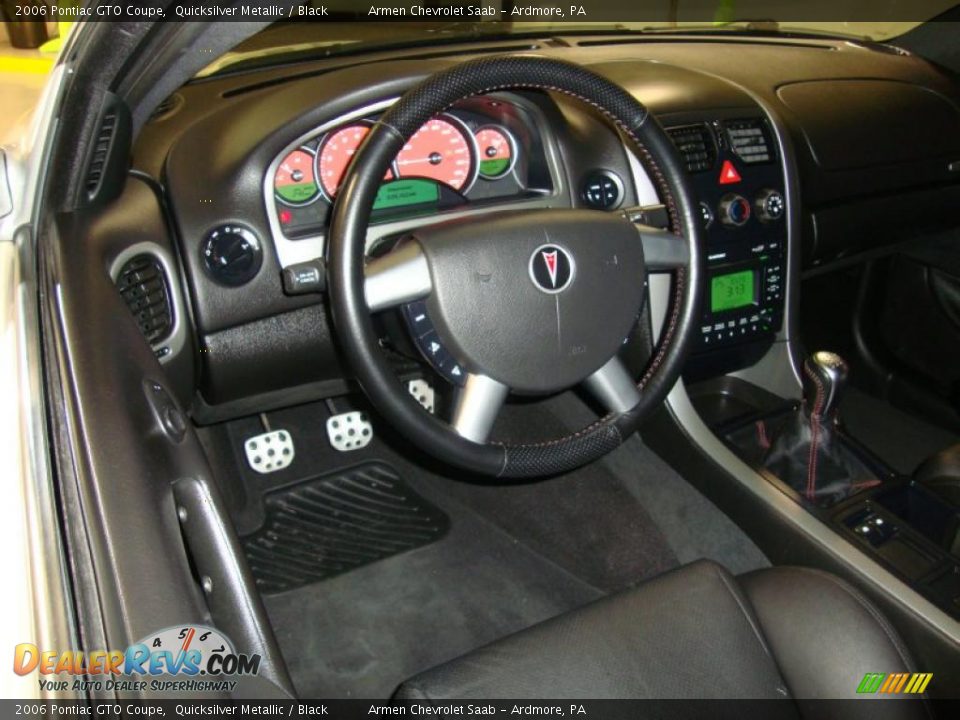 2006 Pontiac GTO Coupe Quicksilver Metallic / Black Photo #10