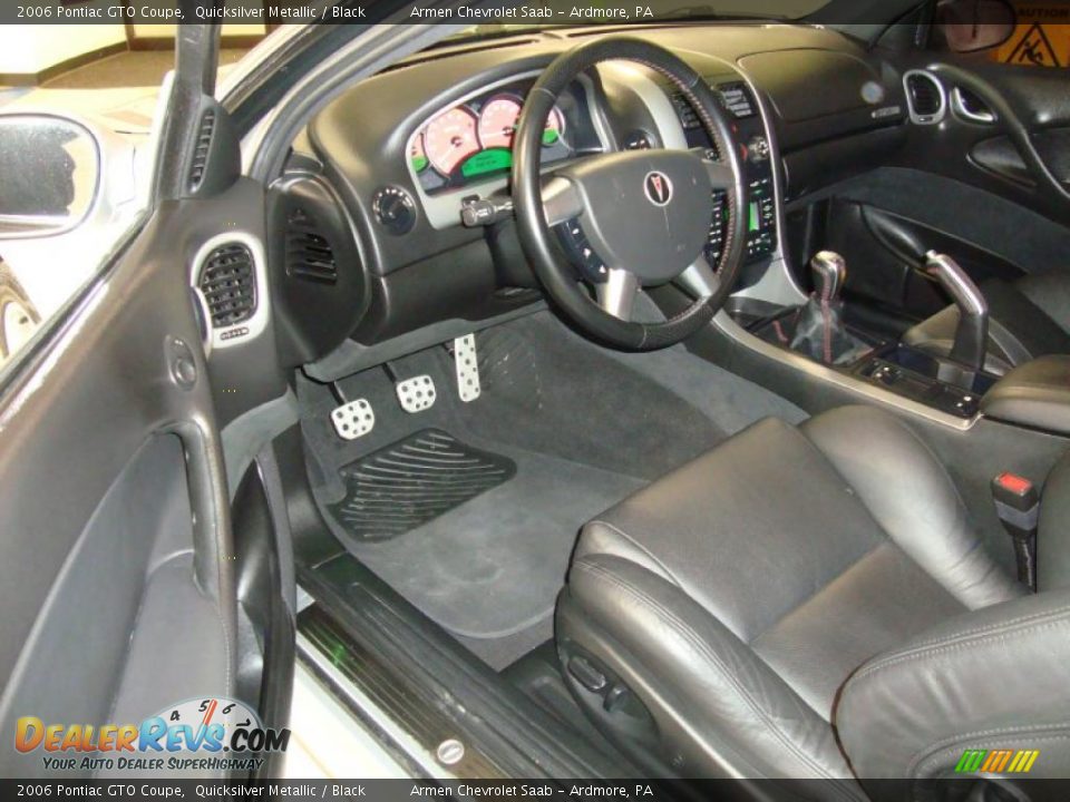 2006 Pontiac GTO Coupe Quicksilver Metallic / Black Photo #11