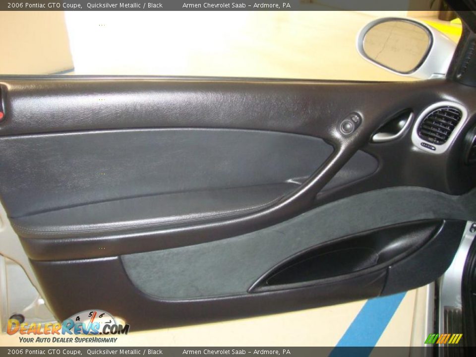 2006 Pontiac GTO Coupe Quicksilver Metallic / Black Photo #12