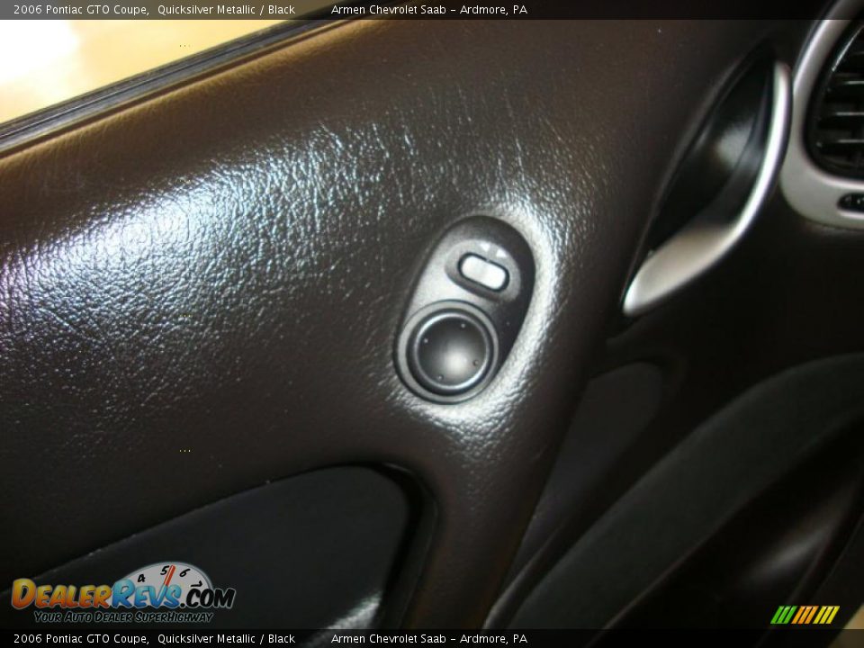 2006 Pontiac GTO Coupe Quicksilver Metallic / Black Photo #13