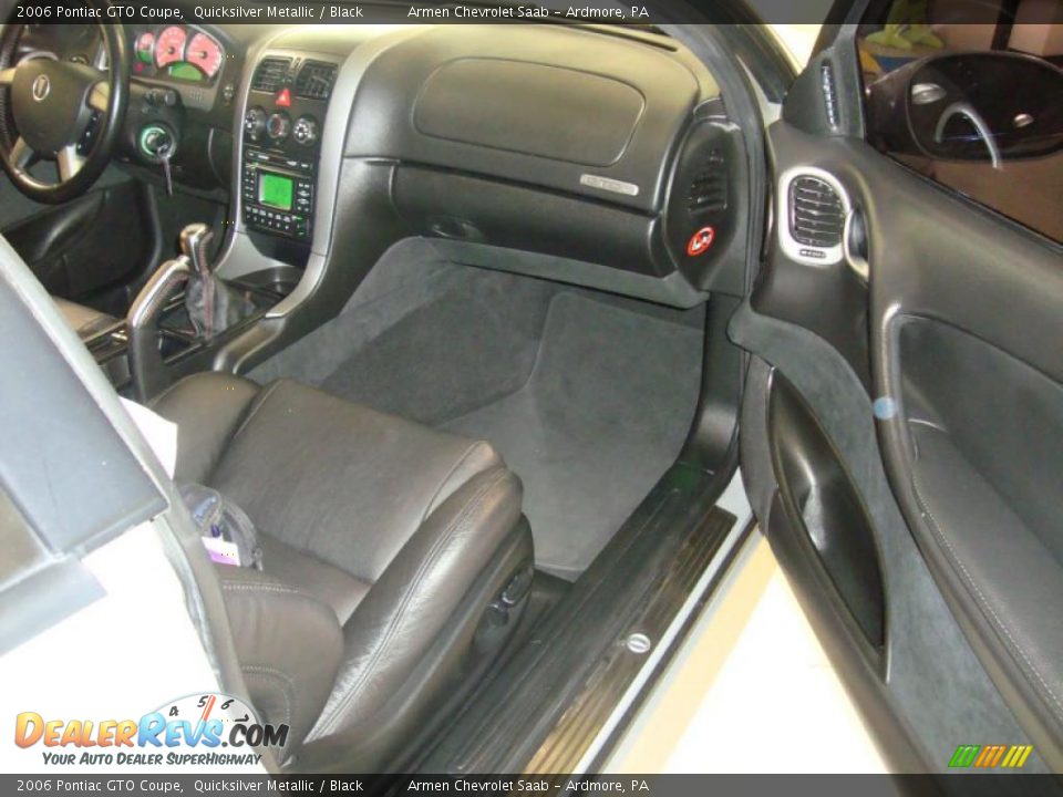 2006 Pontiac GTO Coupe Quicksilver Metallic / Black Photo #14