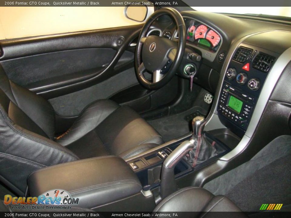 2006 Pontiac GTO Coupe Quicksilver Metallic / Black Photo #15