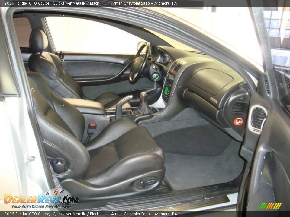 2006 Pontiac GTO Coupe Quicksilver Metallic / Black Photo #16