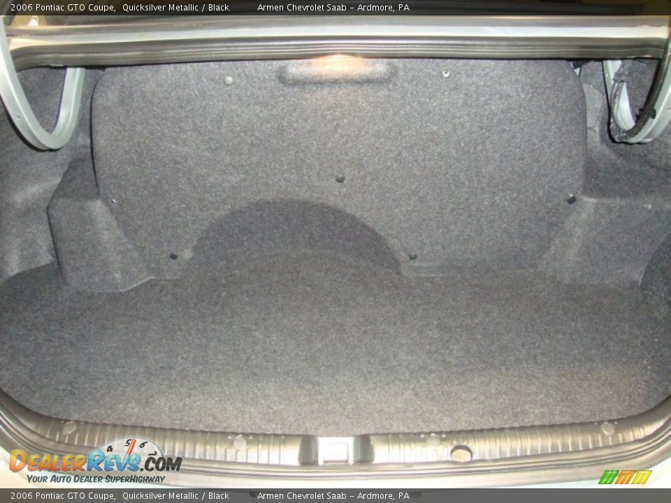 2006 Pontiac GTO Coupe Quicksilver Metallic / Black Photo #17