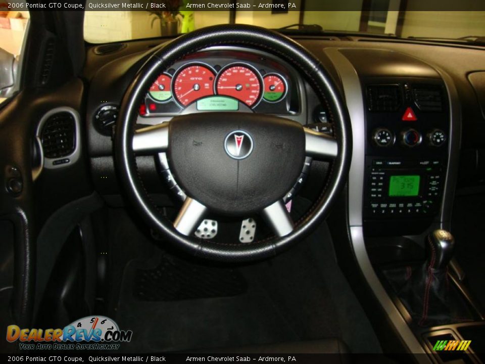 2006 Pontiac GTO Coupe Quicksilver Metallic / Black Photo #19