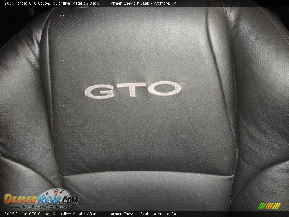 2006 Pontiac GTO Coupe Quicksilver Metallic / Black Photo #21