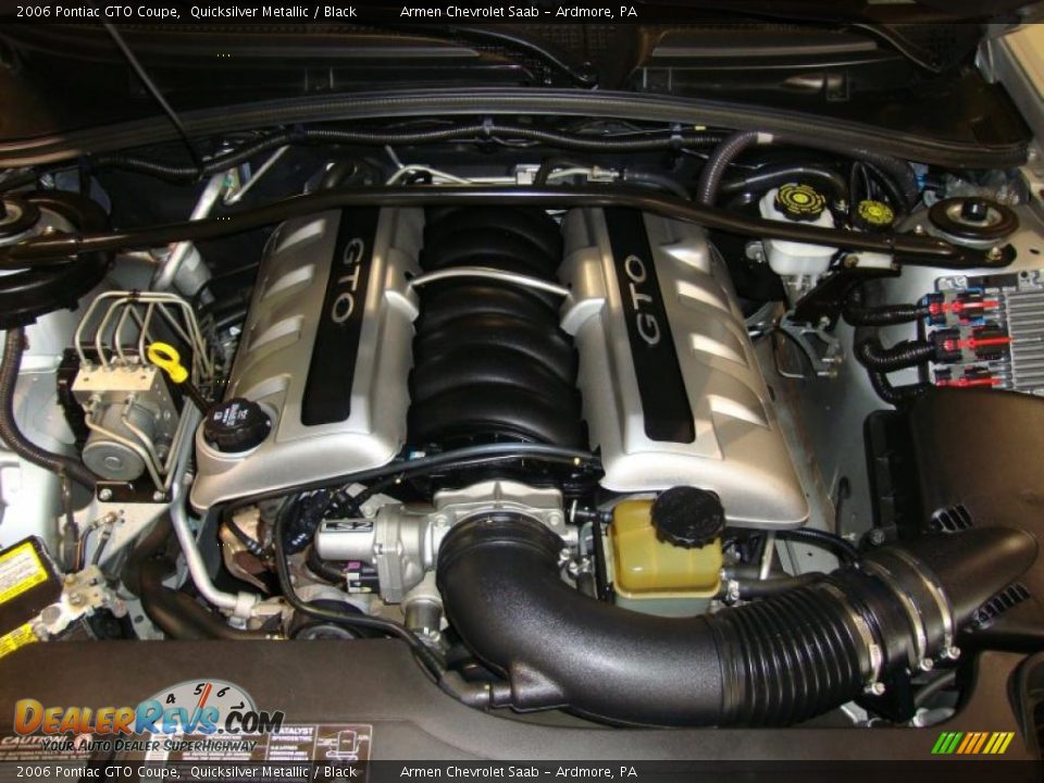 2006 Pontiac GTO Coupe Quicksilver Metallic / Black Photo #22