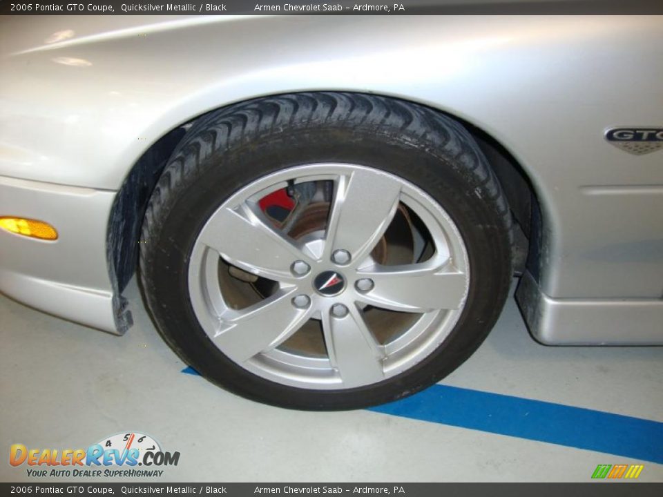 2006 Pontiac GTO Coupe Quicksilver Metallic / Black Photo #24