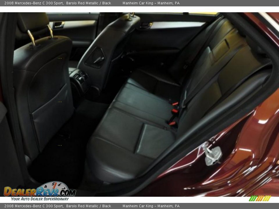 2008 Mercedes-Benz C 300 Sport Barolo Red Metallic / Black Photo #13