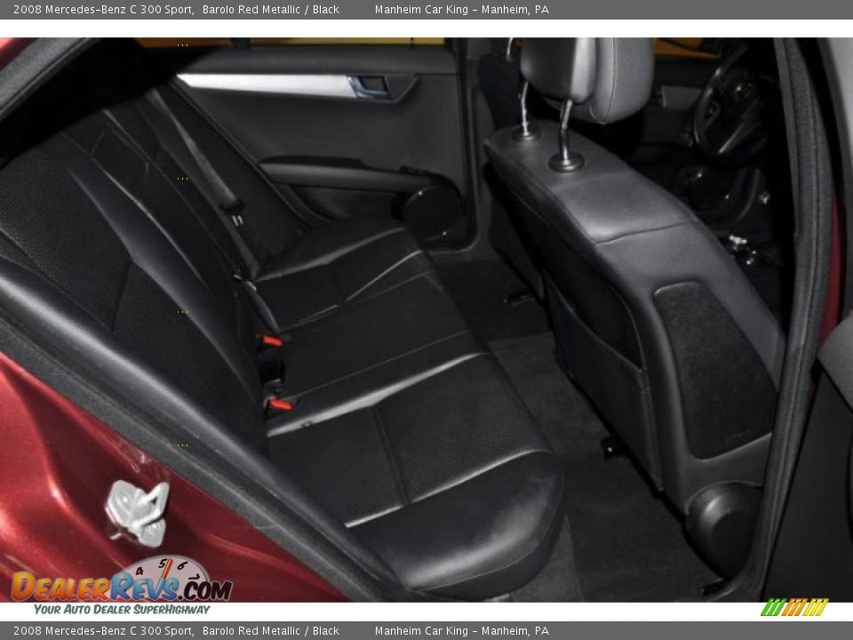 2008 Mercedes-Benz C 300 Sport Barolo Red Metallic / Black Photo #15