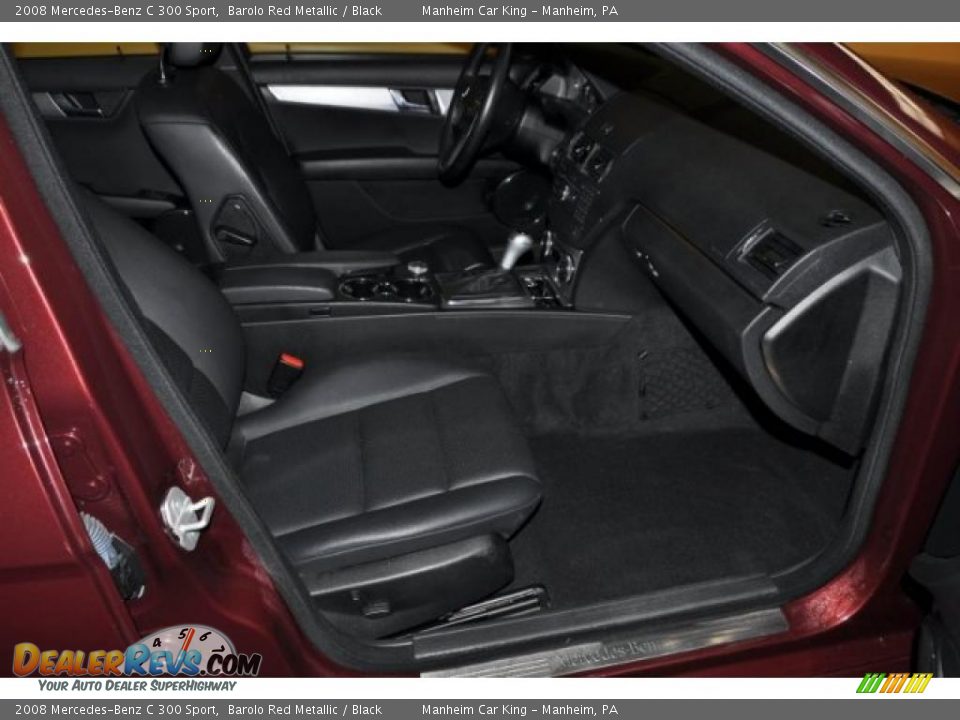 2008 Mercedes-Benz C 300 Sport Barolo Red Metallic / Black Photo #16