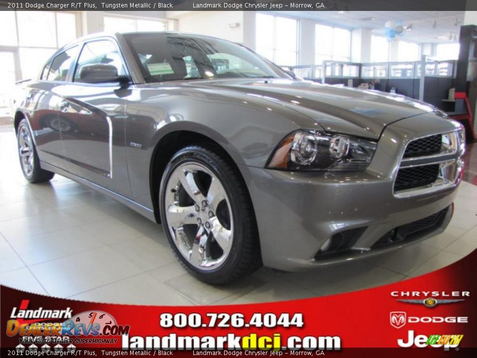 2011 Dodge Charger R/T Plus Tungsten Metallic / Black Photo #1