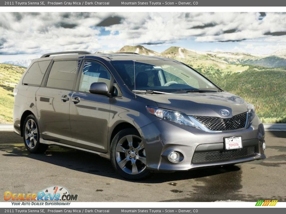 2011 Toyota Sienna SE Predawn Gray Mica / Dark Charcoal Photo #1