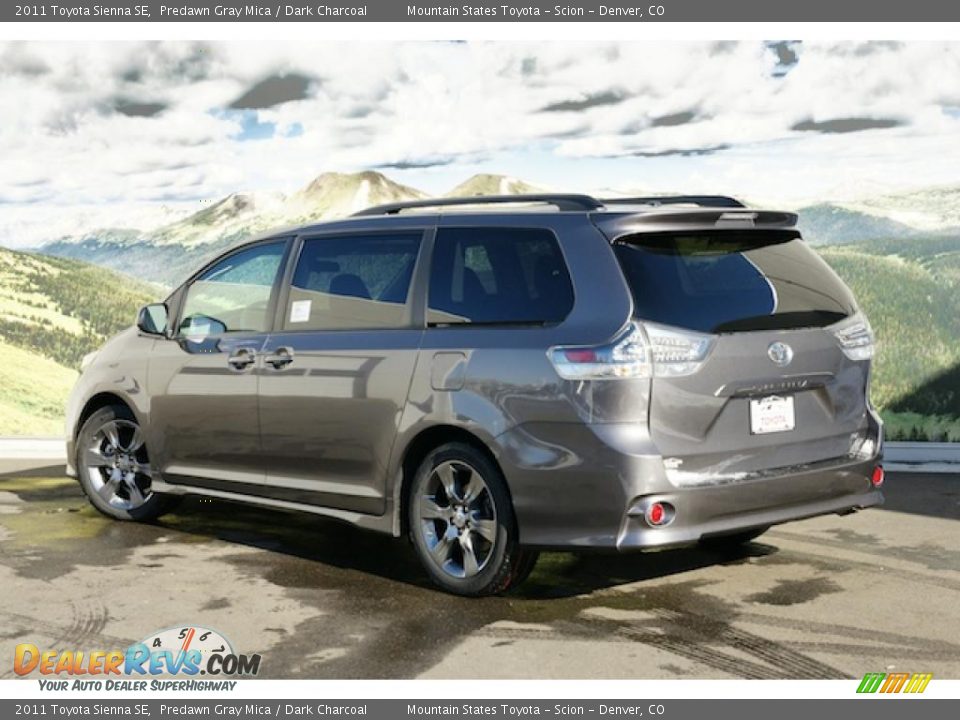 2011 Toyota Sienna SE Predawn Gray Mica / Dark Charcoal Photo #3