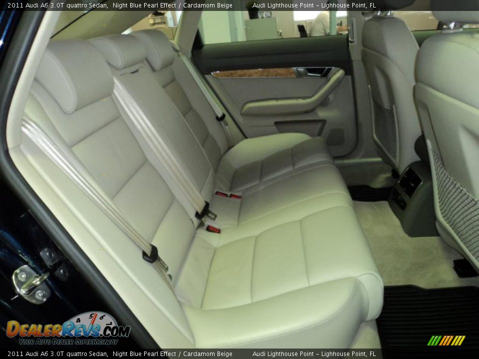 2011 Audi A6 3.0T quattro Sedan Night Blue Pearl Effect / Cardamom Beige Photo #19